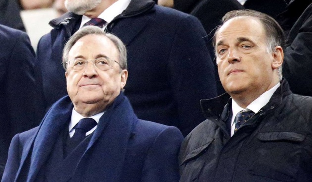 Chủ tịch La Liga tấn công Florentino Perez: Chuyện gì đang xảy ra tại Tây Ban Nha? 