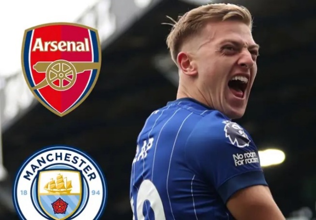 Ảnh bài viết 5 bến đỗ lý tưởng với Liam Delap: Bổ sung cho Arsenal; Cạnh tranh với Jackson