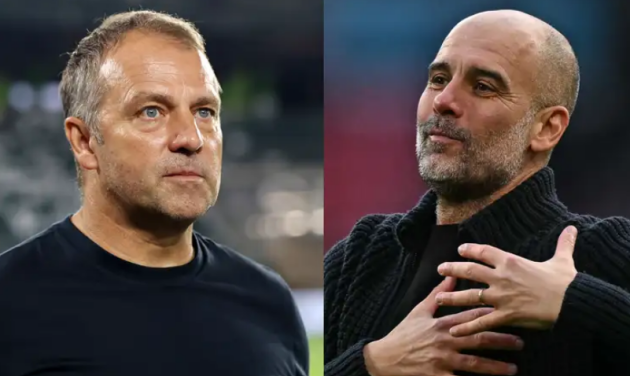 Hansi Flick được so sánh với Pep Guardiola