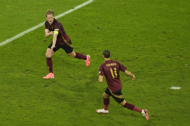 De Bruyne chốt hạ, Bỉ giành 3 điểm đầu tiên ở EURO 2024