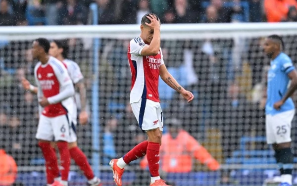 Ảnh bài viết 5 điểm nhấn Man City 2-2 Arsenal: Kịch bản cũ tái diễn; 100 bàn cho Haaland