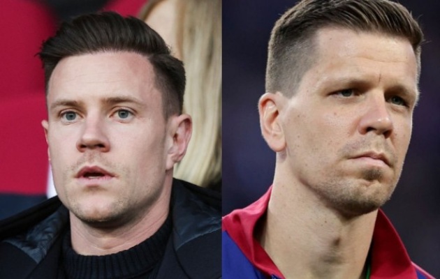 Ter Stegen vs Szczesny: Cuộc chiến 2 'người khổng lồ' trong khung gỗ Barca