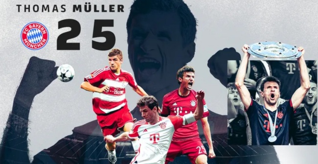 Sự nghiệp vĩ đại của Thomas Muller: 5 cú hattrick; Số 25 định mệnh