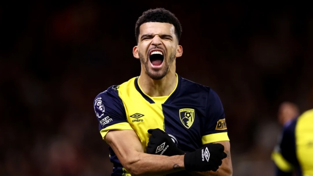 5 điểm đến tiềm năng của Solanke nếu rời Bournemouth
