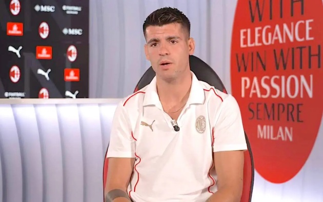 Morata mong chờ trận đấu với Inter