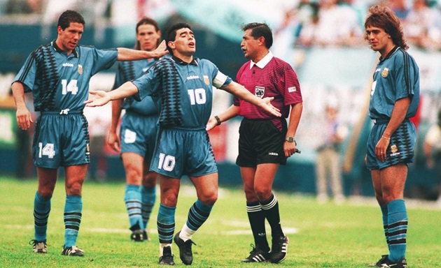 Simeone đã “đâm lén” Maradona ở World Cup 1994 - Bóng Đá