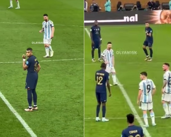 Cử chỉ gây chú ý của Messi, Mbappe ở chung kết World Cup - Bóng Đá