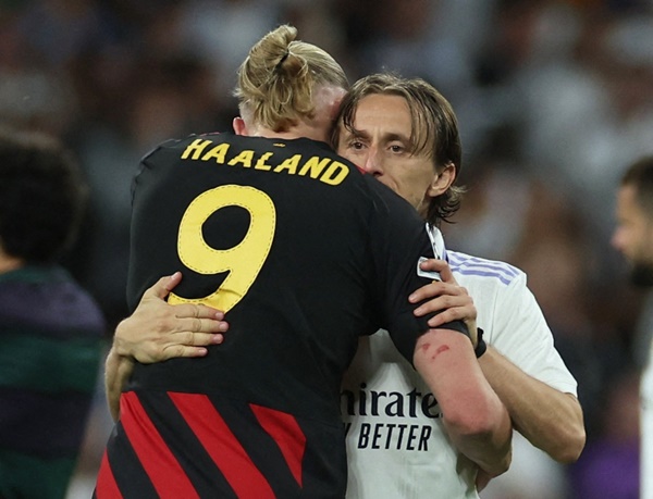 Real Madrid đã thành công trong việc khiến Haaland tắt tiếng. Ảnh: Reuters.