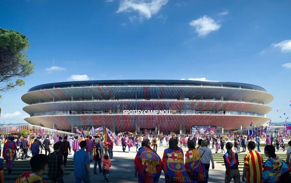Sân Camp Nou bị dỡ bỏ - Bóng Đá