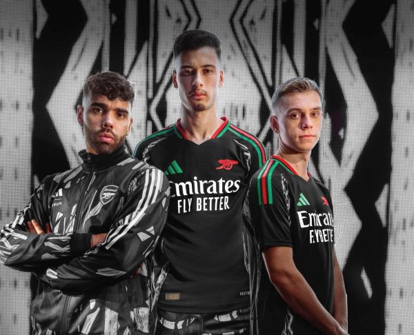 Ảnh bài viết Dàn sao Arsenal 'hầm hố' trong áo đấu sân khách mùa 2024/25