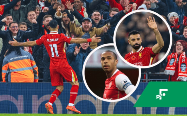 Mohamed Salah vượt mặt Thierry Henry 2 lần trong 5 ngày như thế nào?