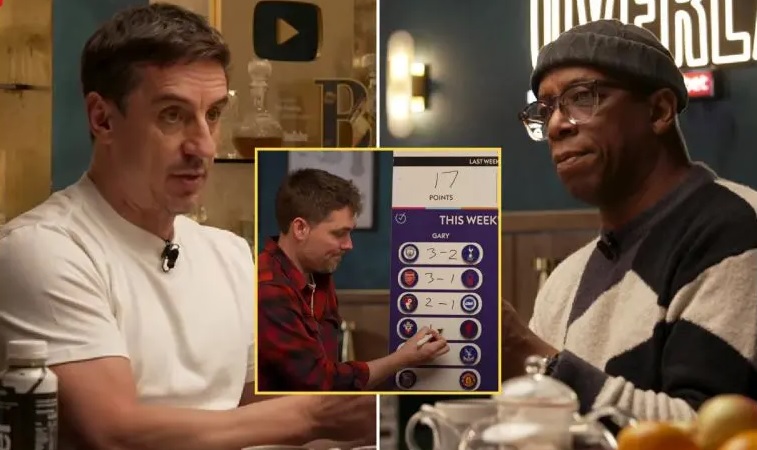 Neville dự đoán trận Liverpool - Southampton, Ian Wright mắng: "Cậu điên à?"