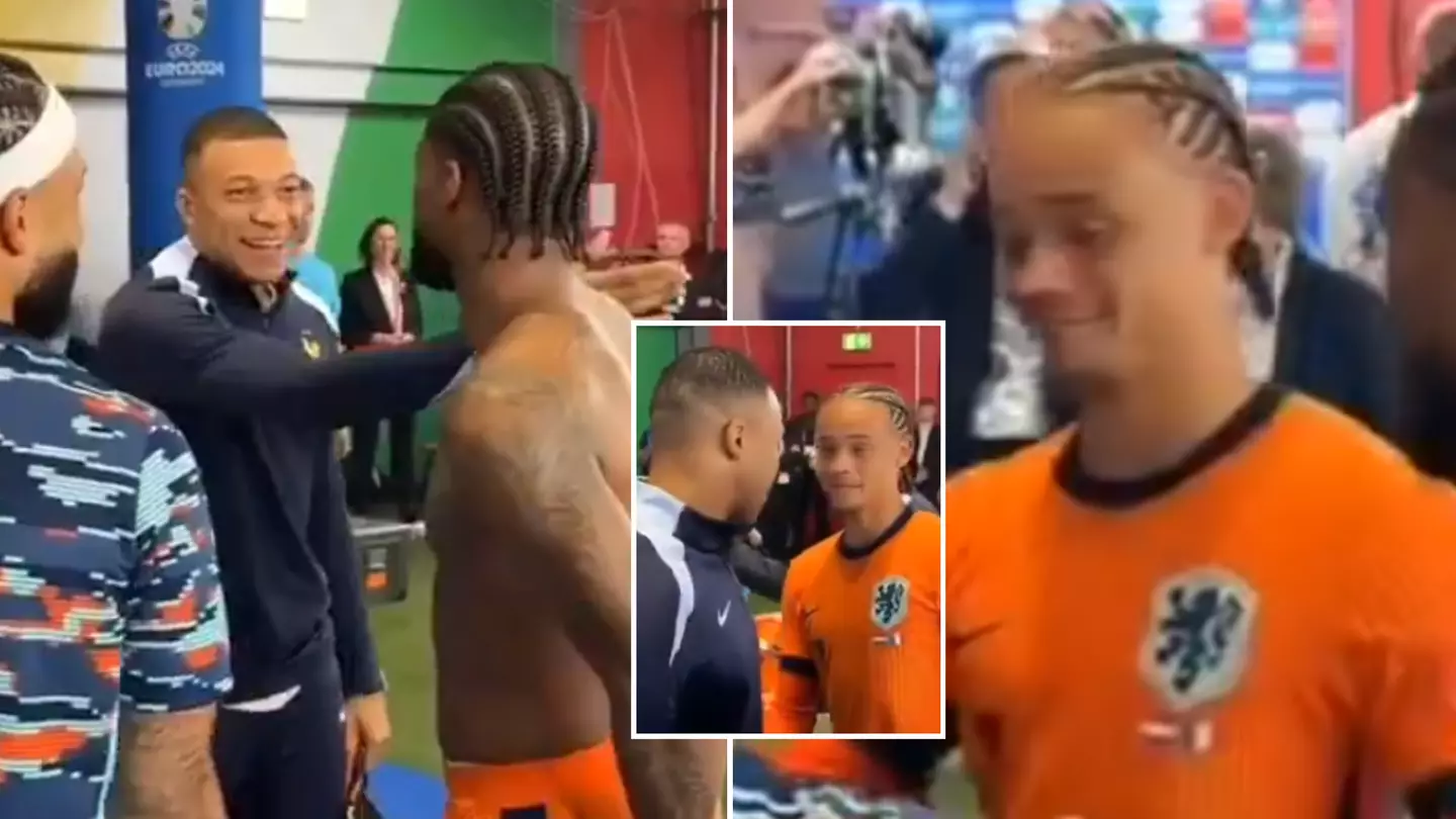 Mbappe chế nhạo Xavi Simons sau bàn thắng bị VAR từ chối