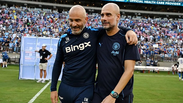 Maresca và Pep là đồng nghiệp cũ.