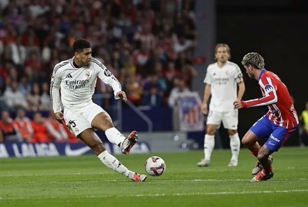 Bellingham và Modric cùng chuyền bóng chính xác 100%