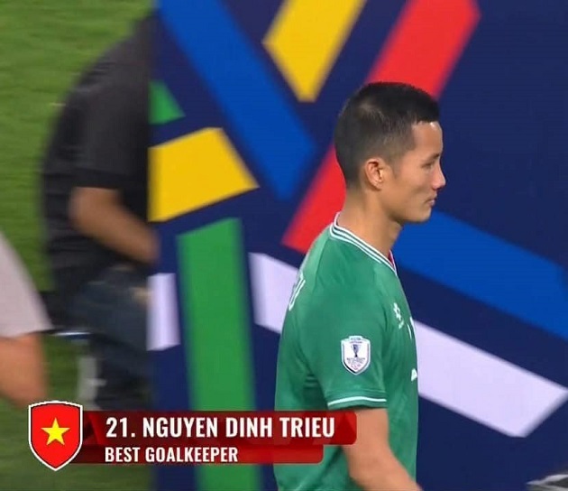 CHÍNH THỨC: Đình Triệu là Thủ môn xuất sắc nhất AFF Cup 2024