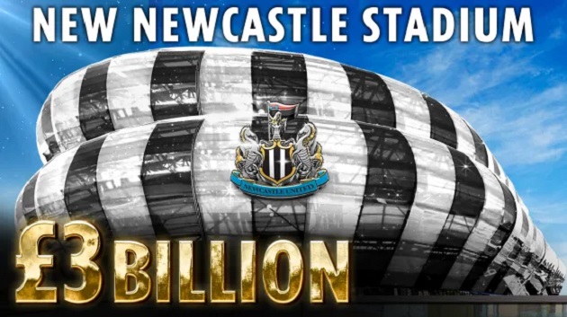Dự án 3 tỷ bảng và thế tiến thoái lưỡng nan của Newcastle
