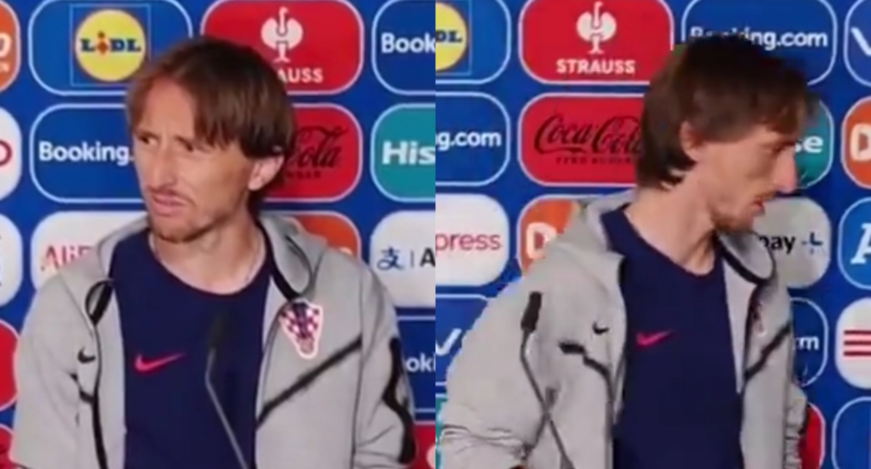 Modric nổi giận vì bị hỏi kém duyên