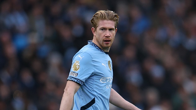 Ảnh bài viết De Bruyne chọn sẵn bến đỗ rời Man City