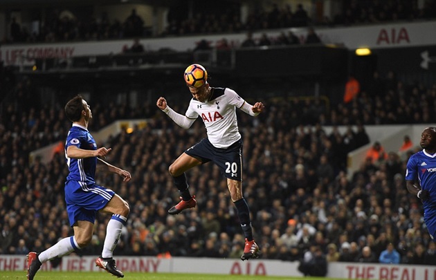 Chùm ảnh: Dele Alli hủy diệt Chelsea bằng hai cú đánh đầu - Bóng Đá