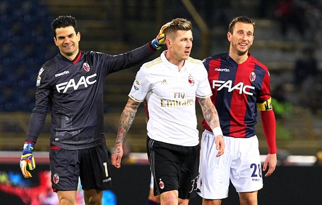 Chùm ảnh: 9 người Milan đả bại Bologna  - Bóng Đá