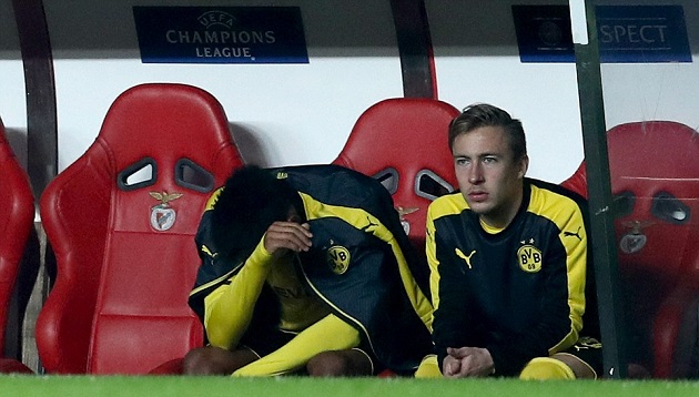 Chùm ảnh: Aubameyang hóa tội đồ, Dortmund mất lợi thế trước Benfica - Bóng Đá