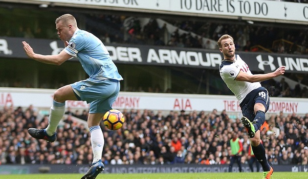 Chùm ảnh: Hat-trick của Harry Kane giúp Tottenham hủy diệt Stoke City - Bóng Đá