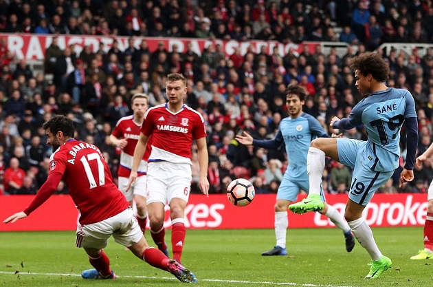 Đả bại Middlesbrough, Man City tiến bước vào Bán kết FA Cup - Bóng Đá