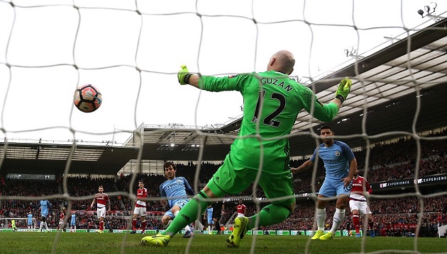 Đả bại Middlesbrough, Man City tiến bước vào Bán kết FA Cup - Bóng Đá