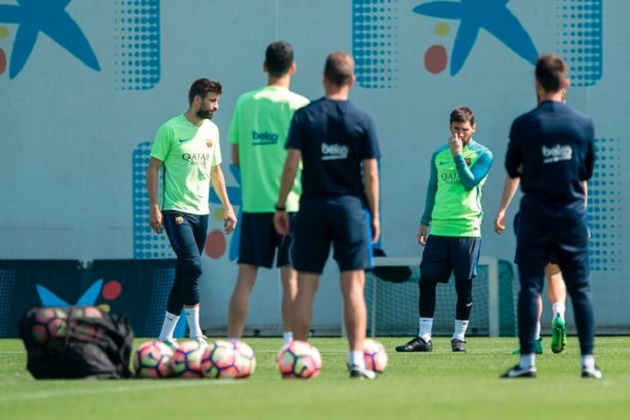 Messi lầm lũi tập luyện trước cuộc đụng độ với Real Sociedad - Bóng Đá