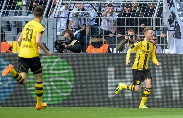 Dortmund vượt ải Frankfurt trong ngày an ninh được thắt chặt - Bóng Đá