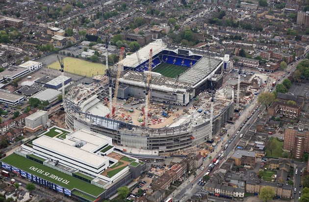 Sân White Hart Lane mới dần thành hình  - Bóng Đá