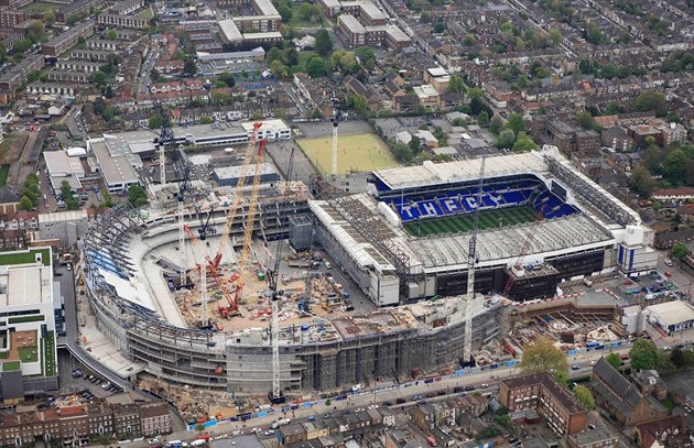 Sân White Hart Lane mới dần thành hình  - Bóng Đá