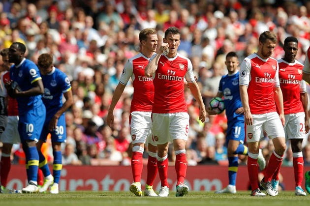Arsenal vắt kiệt sức trong trận chiến trước Everton - Bóng Đá