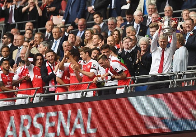 Wenger vỡ òa trong ngày Arsenal vô địch FA - Bóng Đá