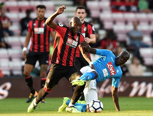 Bournemouth 2-2 Napoli: Chiến tích xuất sắc của Eddie Howe - Bóng Đá