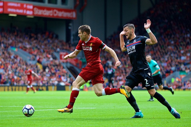 TRỰC TIẾP Liverpool 0-0 Crystal Palace: Milner 