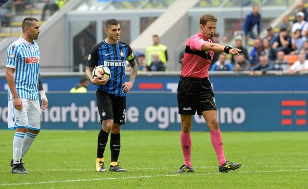 Inter 2-0 SPAL: Công nghệ VAR khiến tân binh khóc hận - Bóng Đá