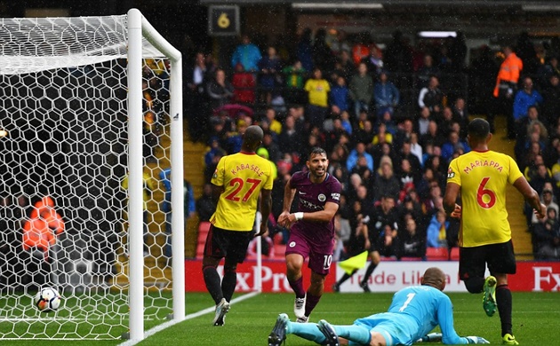 Watford 0-6 Manchester City: Gọi tên kỉ lục gia Aguero - Bóng Đá