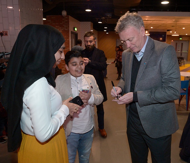 David Moyes và các học trò vừa ghi 