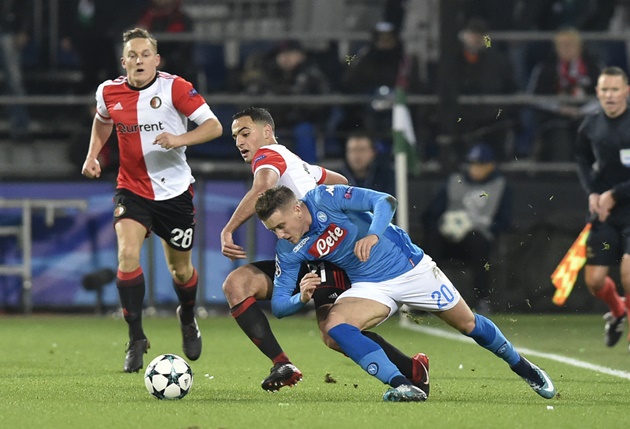 Ảnh Napoli vs Feyenoord  - Bóng Đá