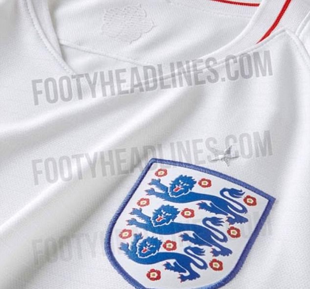 Lộ áo đấu tuyển Anh sẽ dùng ở World Cup 2018 - Bóng Đá
