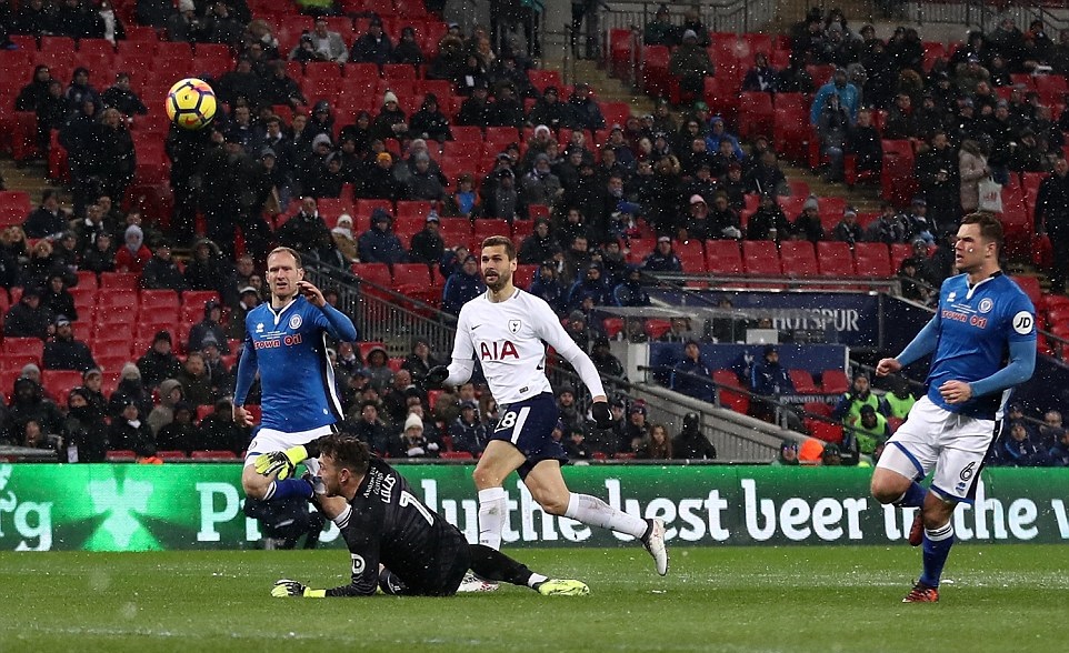 Đại thắng nhược tiểu, Tottenham ghi danh vào tứ kết FA Cup - Bóng Đá