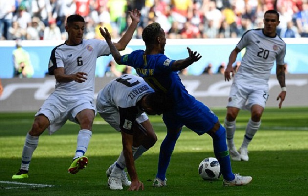 TRỰC TIẾP Brazil 0-0 Costa Rica: VAR cướp đi của Brazil một quả phạt đền (H2) - Bóng Đá