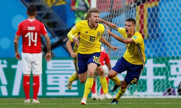 TRỰC TIẾP Thụy Điển 1-0 Thụy Sĩ: Forsberg mở tỉ số (H2) - Bóng Đá