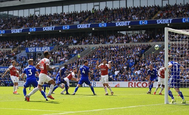 TRỰC TIẾP Cardiff 0-1 Arsenal: Mustafi đánh đầu dũng mãnh (H1) - Bóng Đá