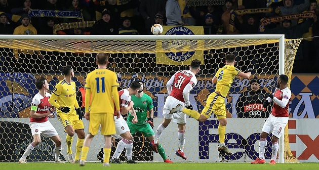 5 điểm nhấn BATE 0-1 Arsenal: Emery tin nhầm công nhân, Ozil và con số 100 - Bóng Đá