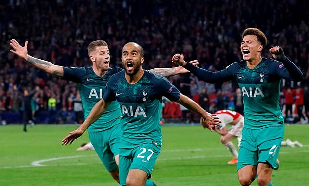 Những thống kê không tưởng mà Tottenham dành cho Ajax - Bóng Đá