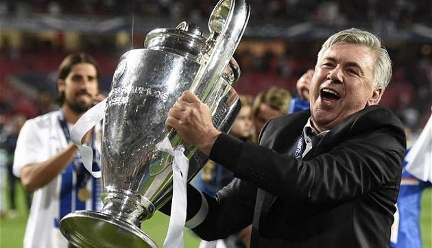 Ancelotti và chức vô địch Champions League cùng với Real Madrid năm 2014.