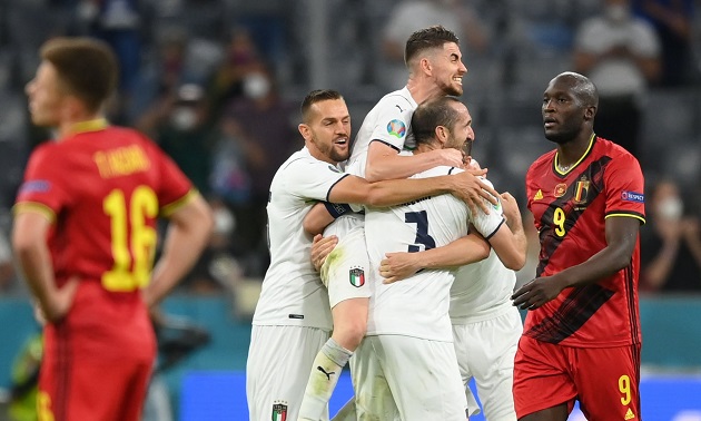 Italia đã tạo ra một bất ngờ lớn trước Bỉ - Bóng Đá